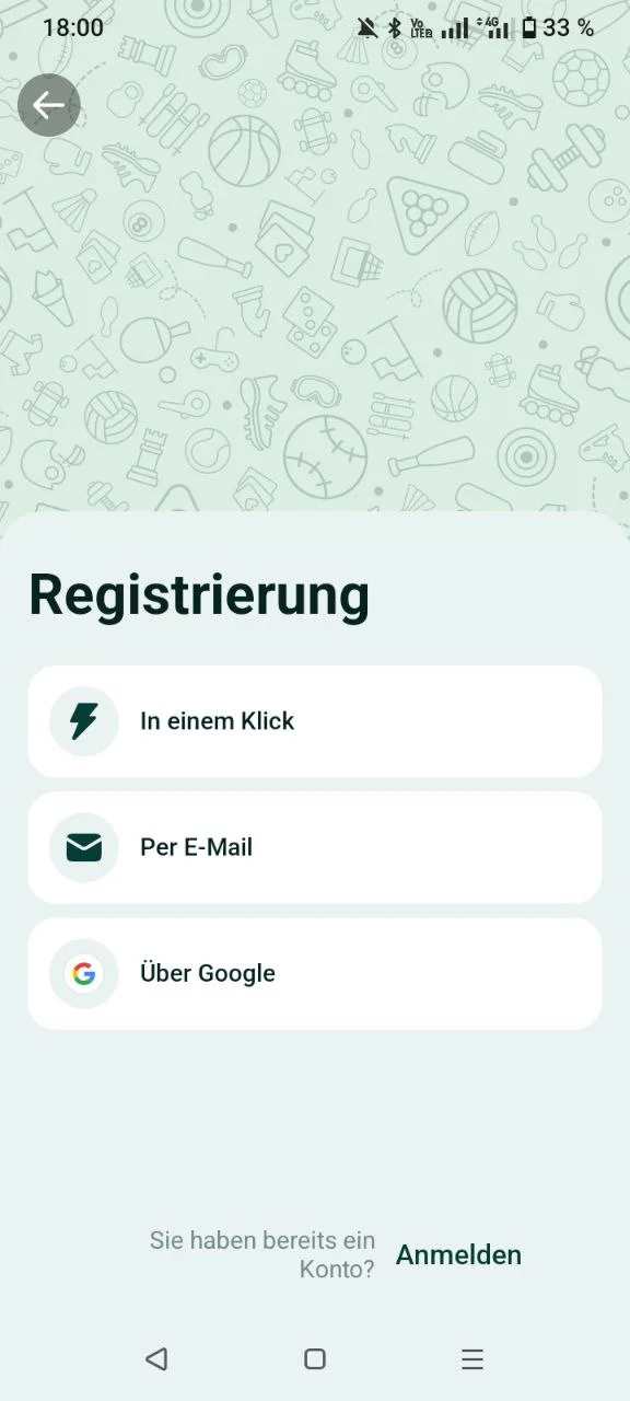 SpinBetter Mobile App Registrierung auf dem Smartphone